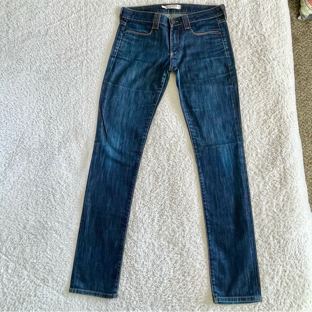 MYNK Hauteur American Made Denim Skinny Medium Wash Blue Jeans Size 29 - Picture 2 of 12